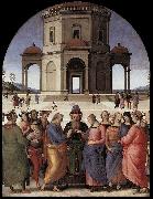 PERUGINO, Pietro Marriage of the Virgin af oil painting picture wholesale